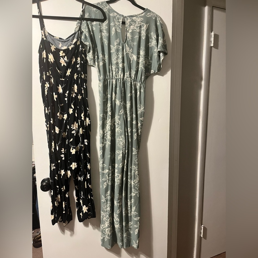 Two XS Floral Rompers - Picture 2 of 4